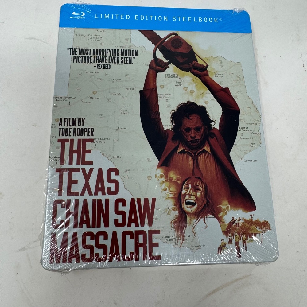 The Texas Chain Saw Massacre Limited Edition‎ Steelbook Blu-ray Horror Movie New